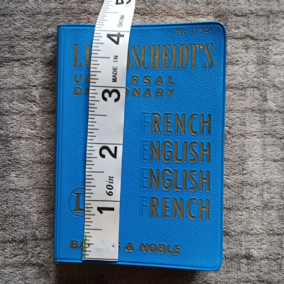 60s Vintage Mini French English Universal Pocket Dictionary, Barnes & Noble Book - Picture 10 of 10